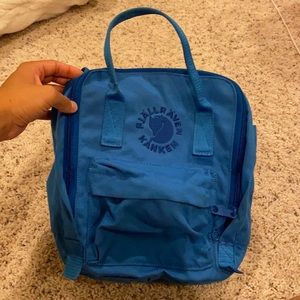 Fjallraven Kanken mini backpack, blue